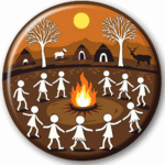 Cultural Motifs & Traditional Art  - Magnet v2